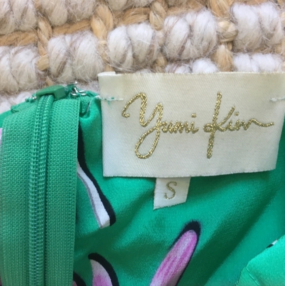 Beautiful Colorful Floral Yumi Kim x Anthropologie Silk Jumpsuit - Picture 6 of 10